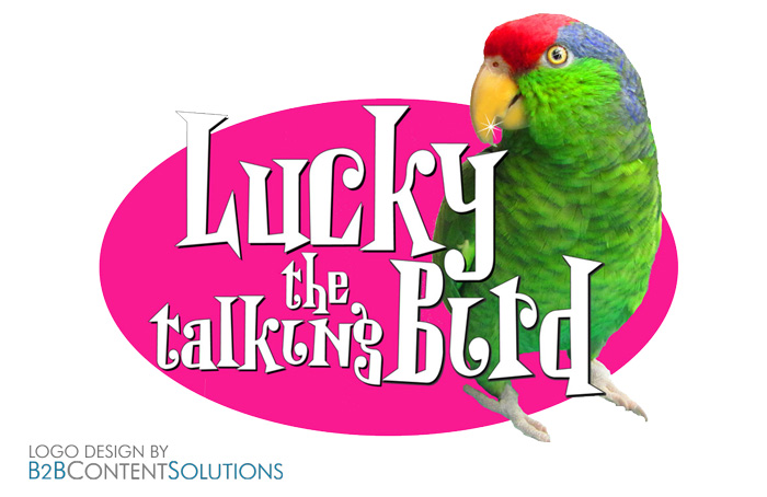 Lucky the Talking Bird logo
